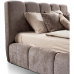 Επενδυμένο κρεβάτι  Poni-180 x 200-Μόκα
