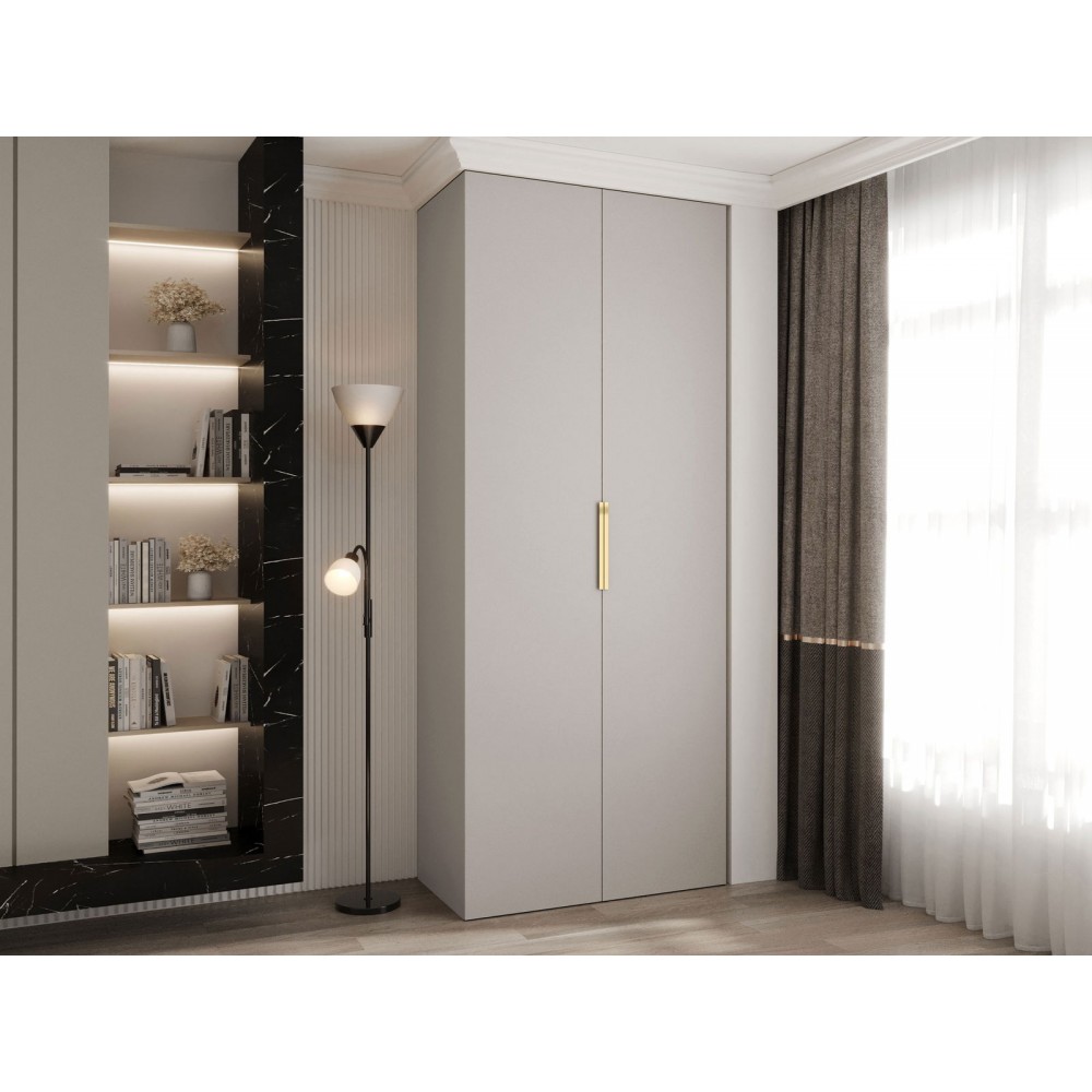 Ντουλάπα Como IV-Cashmere - Χρυσό-Μήκος: 100εκ