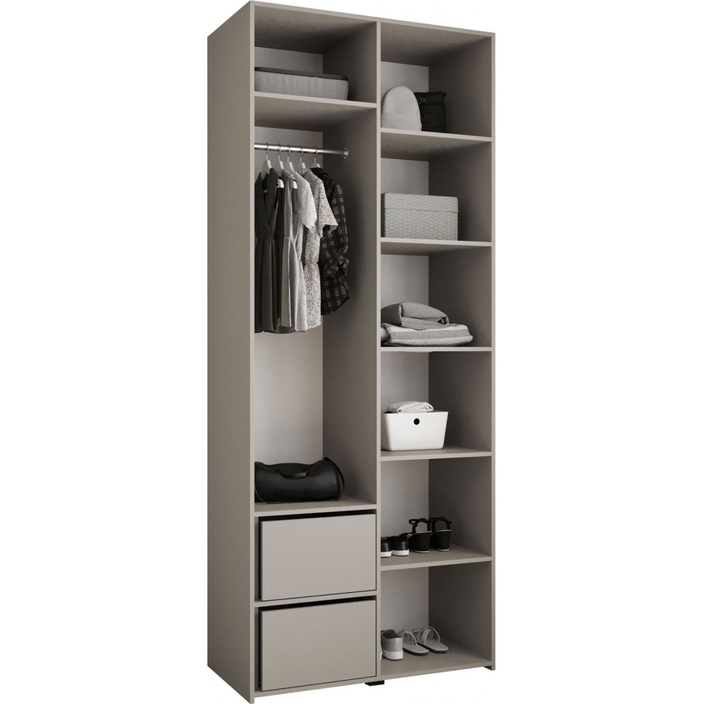 Ντουλάπα Como IV-Cashmere - Χρυσό-Μήκος: 100εκ