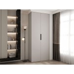 Ντουλάπα Como IV-Cashmere - Μαύρο-Μήκος: 100εκ