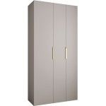 Ντουλάπα Como IV-Cashmere - Χρυσό-Μήκος: 120εκ