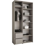 Ντουλάπα Como IV-Cashmere - Χρυσό-Μήκος: 120εκ