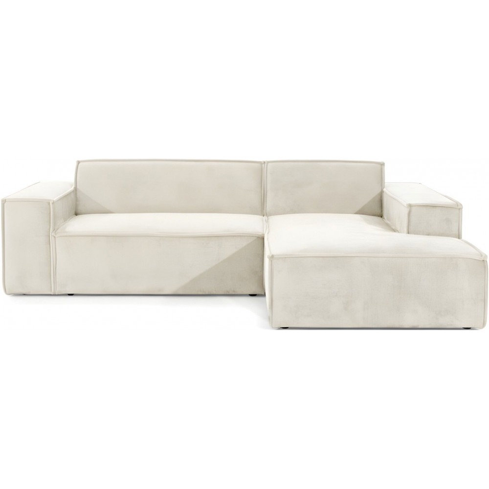 Γωνιακός καναπές Fubu-Εκρού-Δεξιά