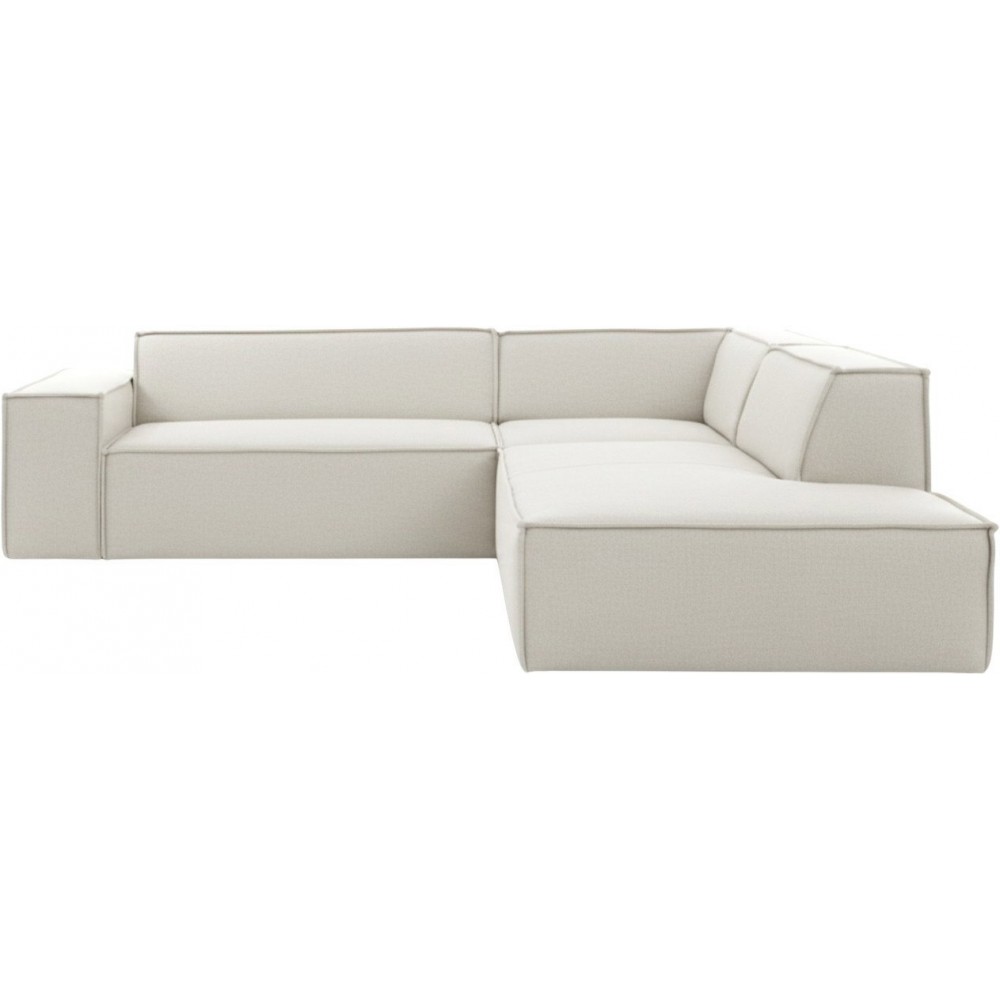 Γωνιακός καναπές Fubu S-Εκρού-Δεξιά 248x258x70