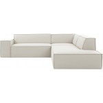 Γωνιακός καναπές Fubu S-Εκρού-Δεξιά 248x258x70