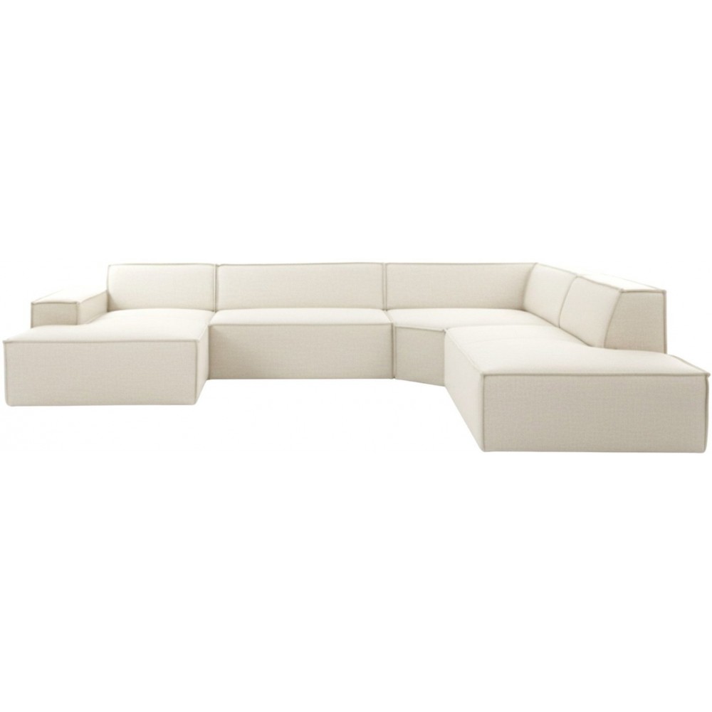 Γωνιακός καναπές Fubu M-Εκρού-Δεξιά 352x288