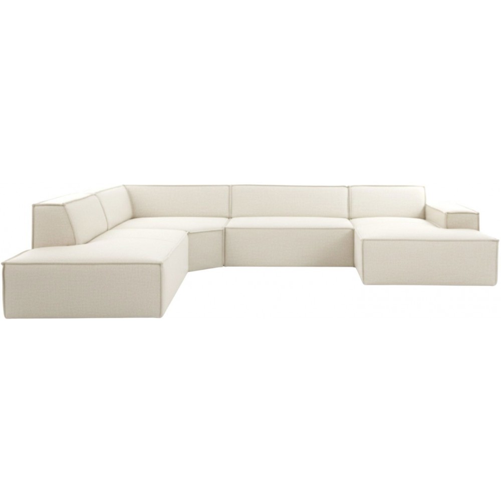 Γωνιακός καναπές Fubu M-Εκρού-Αριστερή