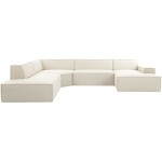 Γωνιακός καναπές Fubu M-Εκρού-Αριστερή