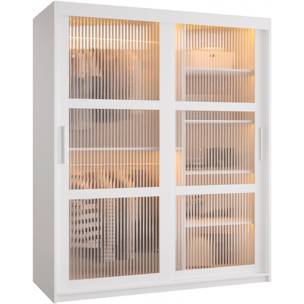 Ντουλάπα Flutes 150 Συρόμενη 150x62x200
