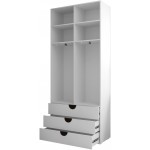 Ντουλάπα Inova IV 2D3SZ Δίφυλλη-Cashmere - Χρυσό