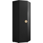 Γωνιακή Ντουλάπα Inova IV-Μαύρο - Χρυσό