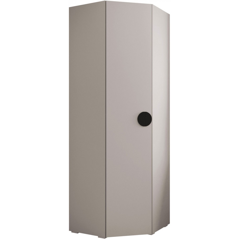 Γωνιακή Ντουλάπα Inova IV-Cashmere - Μαύρο