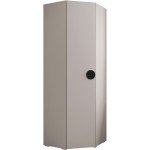 Γωνιακή Ντουλάπα Inova IV-Cashmere - Μαύρο