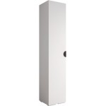 Ντουλάπα Inova IV 50 Μονόφυλλη-Λευκό - Μαύρο