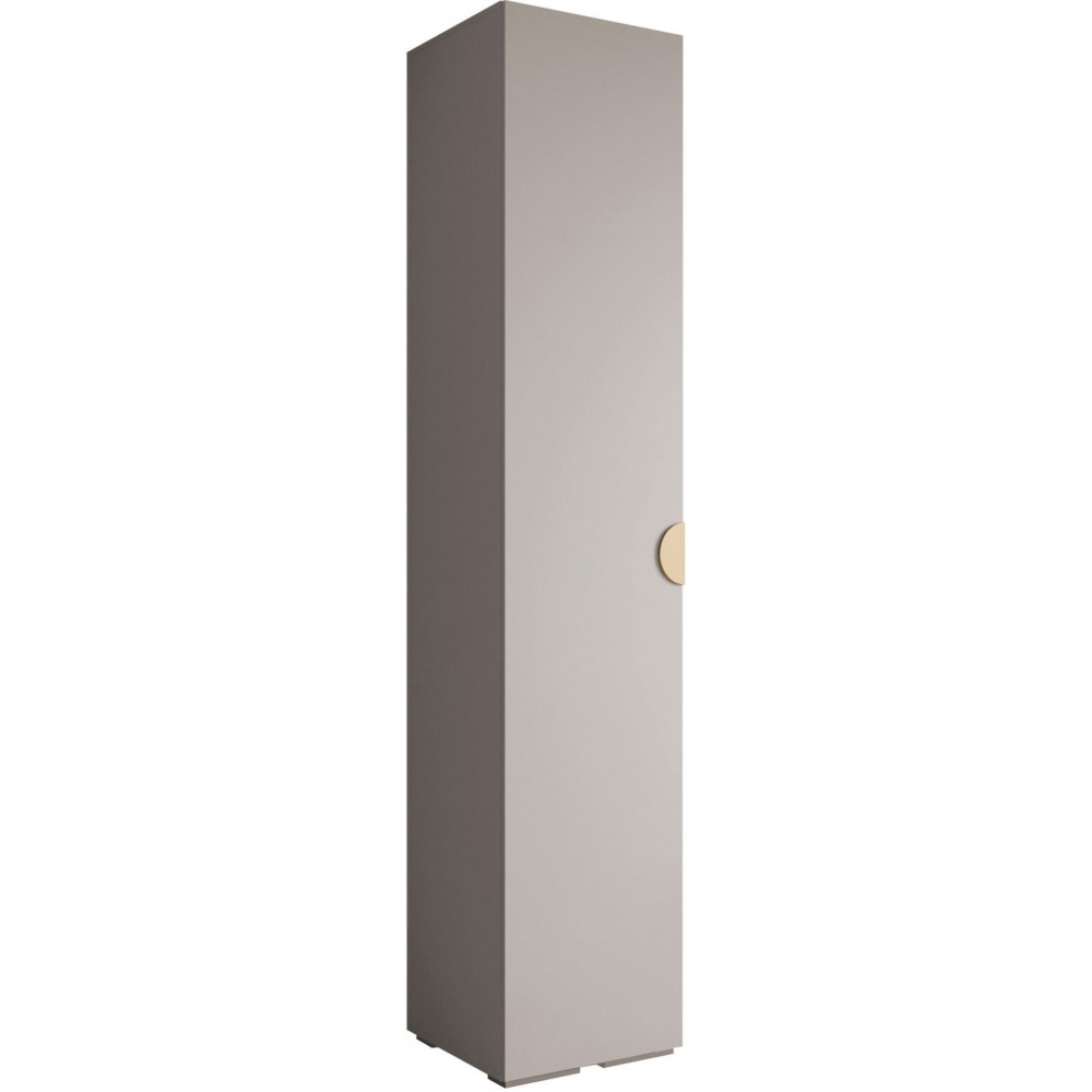 Ντουλάπα Inova IV 50 Μονόφυλλη-Cashmere - Χρυσό