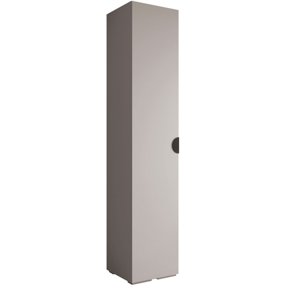 Ντουλάπα Inova IV 50 Μονόφυλλη-Cashmere - Μαύρο