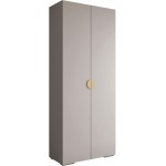 Ντουλάπα Inova IV 100 Δίφυλλη-Cashmere - Χρυσό