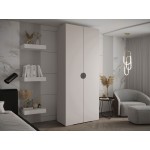 Ντουλάπα Inova IV 100 Δίφυλλη-Cashmere - Μαύρο