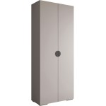 Ντουλάπα Inova IV 100 Δίφυλλη-Cashmere - Μαύρο