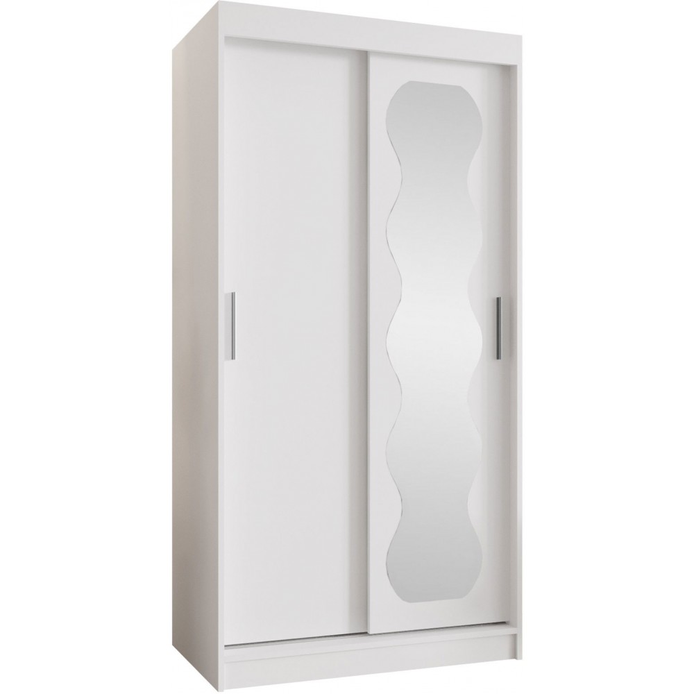 Ντουλάπα Spoti Συρόμενη-Λευκό-Μήκος: 100εκ