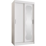 Ντουλάπα Spoti Συρόμενη-Λευκό-Μήκος: 100εκ