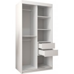 Ντουλάπα Spoti Συρόμενη-Λευκό-Μήκος: 100εκ