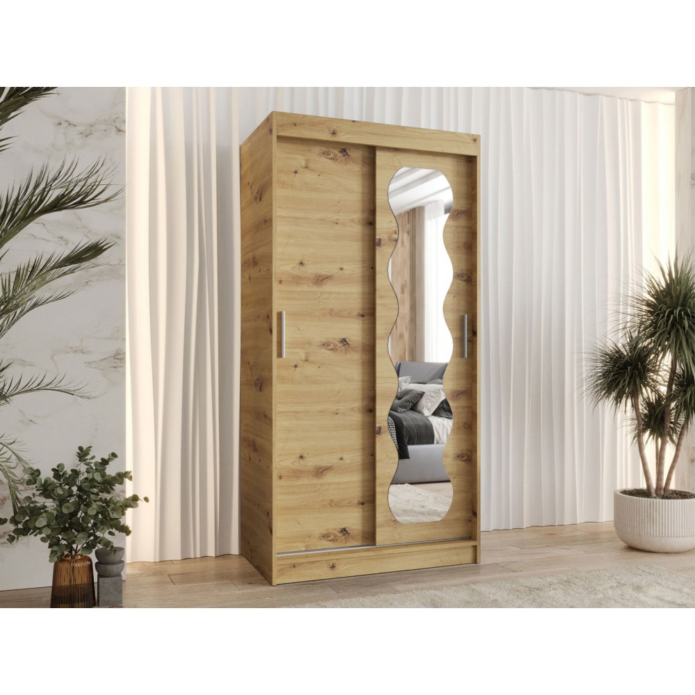 Ντουλάπα Spoti Συρόμενη-Φυσικό-Μήκος: 100εκ