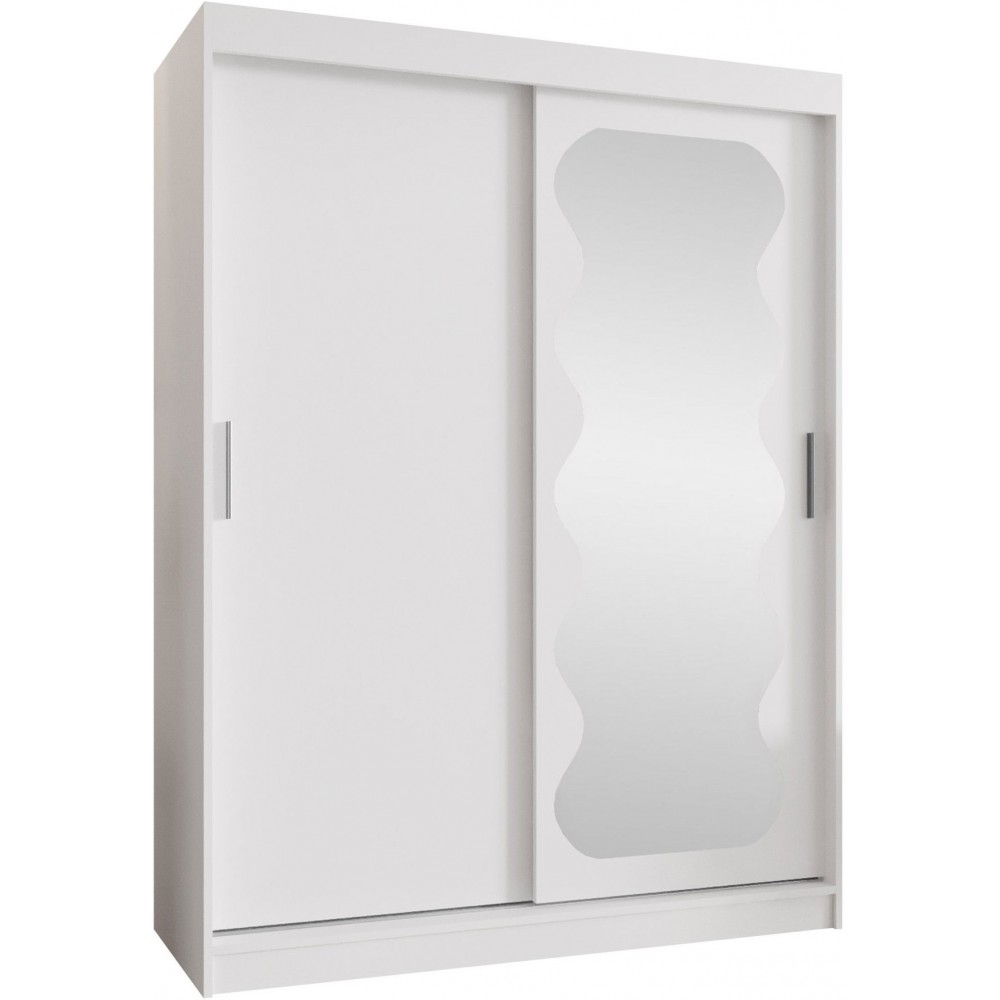 Ντουλάπα Spoti Συρόμενη-Λευκό-Μήκος: 150εκ