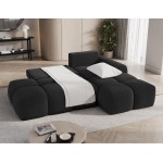 Γωνιακός Καναπές Vitalo-Μαύρο-Δεξιά