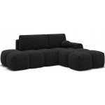 Γωνιακός Καναπές Vitalo-Μαύρο-Δεξιά