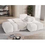 Γωνιακός Καναπές Vitalo-Λευκό-Δεξιά