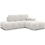 Γωνιακός Καναπές Vitalo-Λευκό-Δεξιά