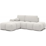 Γωνιακός Καναπές Vitalo-Λευκό-Αριστερή