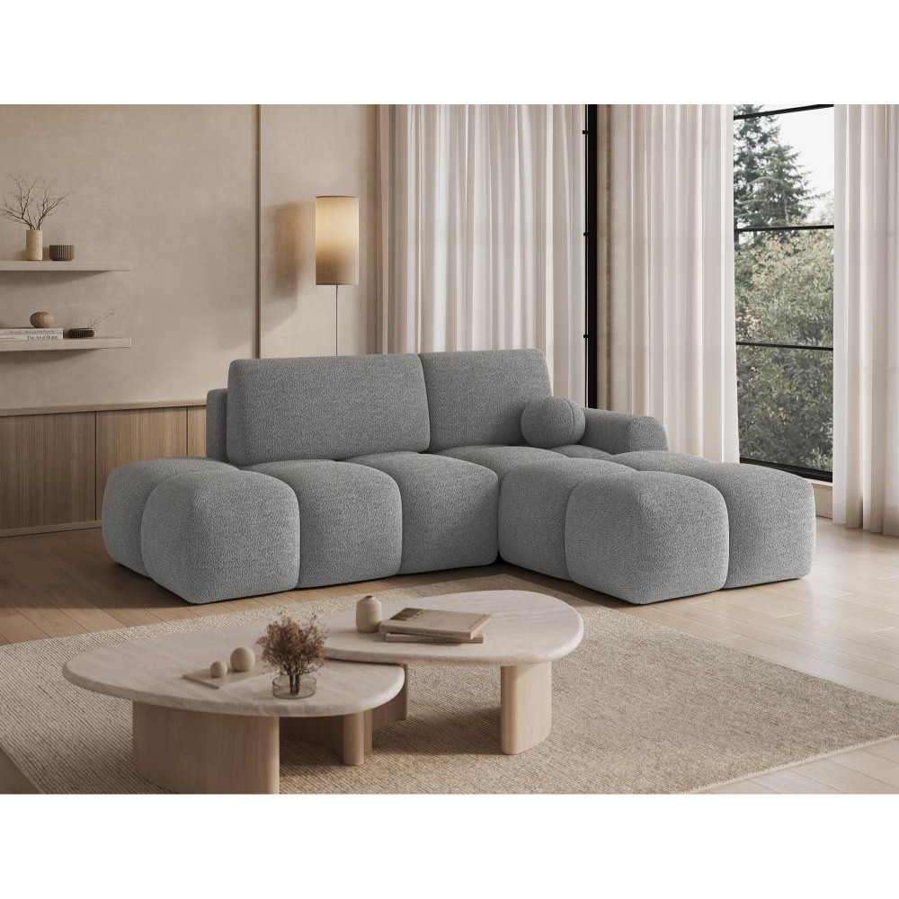 Γωνιακός Καναπές Vitalo-Γκρι-Δεξιά 227x170x95