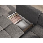 Γωνιακός Καναπές Vitalo-Γκρι-Δεξιά 227x170x95