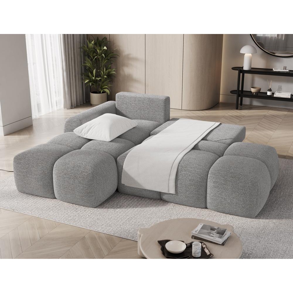 Γωνιακός Καναπές Vitalo-Γκρι-Αριστερή 227x170x95