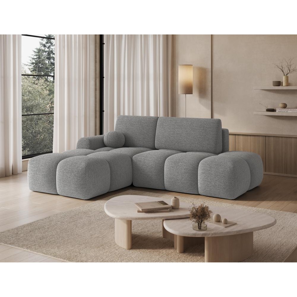Γωνιακός Καναπές Vitalo-Γκρι-Αριστερή 227x170x95