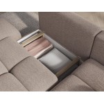 Γωνιακός Καναπές Vitalo-Μπεζ-Δεξιά