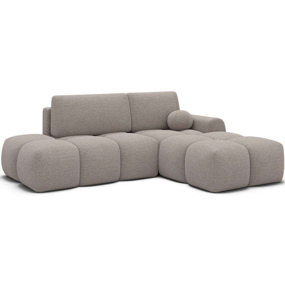 Γωνιακός Καναπές Vitalo-Μπεζ-Δεξιά