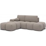 Γωνιακός Καναπές Vitalo-Μπεζ-Αριστερή