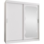 Ντουλάπα Spoti 180 Συρόμενη-Λευκό