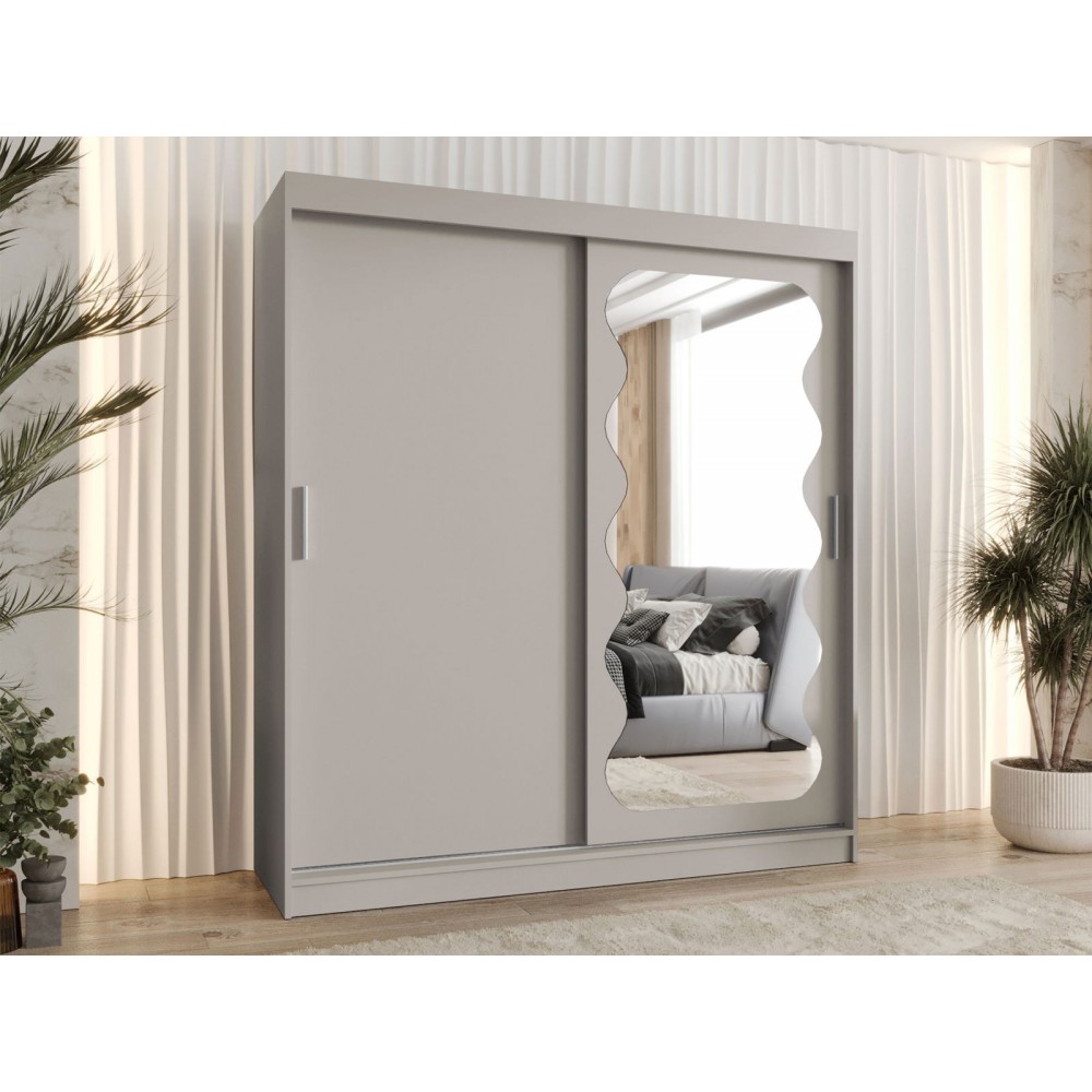 Ντουλάπα Spoti 180 Συρόμενη-Cashmere