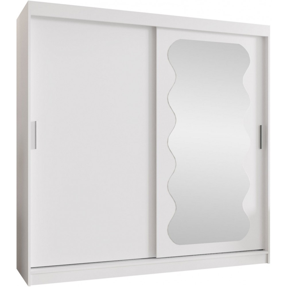 Ντουλάπα Spoti 200 Συρόμενη-Λευκό