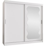 Ντουλάπα Spoti 200 Συρόμενη-Λευκό