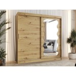 Ντουλάπα Spoti 200 Συρόμενη-Φυσικό