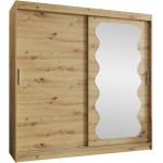 Ντουλάπα Spoti 200 Συρόμενη-Φυσικό