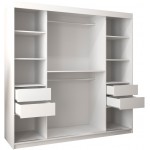 Ντουλάπα Spoti 200 Συρόμενη-Φυσικό