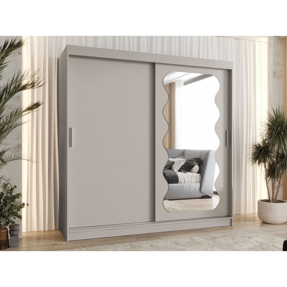 Ντουλάπα Spoti 200 Συρόμενη-Cashmere