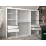 Ντουλάπα Spoti 250 Συρόμενη-Λευκό