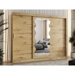 Ντουλάπα Spoti 250 Συρόμενη-Φυσικό